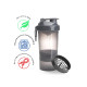 Шейкер спортивний SmartShake Original2GO 600ml Dark Gray (10561401)