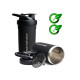 Шейкер спортивний SmartShake Reforce Stainless Steel 30oz/900ml Black (11150103)