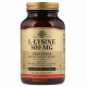 Амінокислота Solgar L-Лізин, L-Lysine, 500 mg, 100 вегетаріанських капсул (SOL-01681)