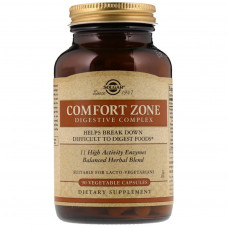 Вітамінно-мінеральний комплекс Solgar Травний комплекс Comfort Zone Digestive Complex, 90 вегетарі (SOL-51299)