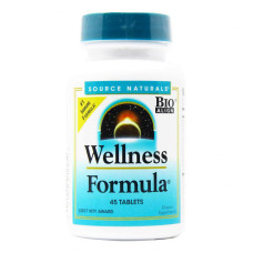 Вітамінно-мінеральний комплекс Source Naturals Підтримка імунітету, Wellness Formula, 45 таблеток (SN0021)