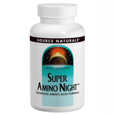 Вітамінно-мінеральний комплекс Source Naturals Удосконалена Амино Формула, Super Amino Night, 60 капс (SN0110)