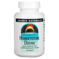 Вітамінно-мінеральний комплекс Source Naturals Захист від гомоцистеїну, Homocysteine Defense, 60 таблеток (SN1038)