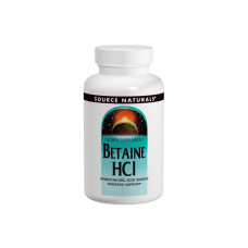 Вітамін Source Naturals Бетаїн HCI 650мг, 90 таблеток (SN1361)