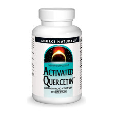 Мультивітамін Source Naturals Кверцетин Активований, Activated Quercetin, 50 капсул (SN1689)