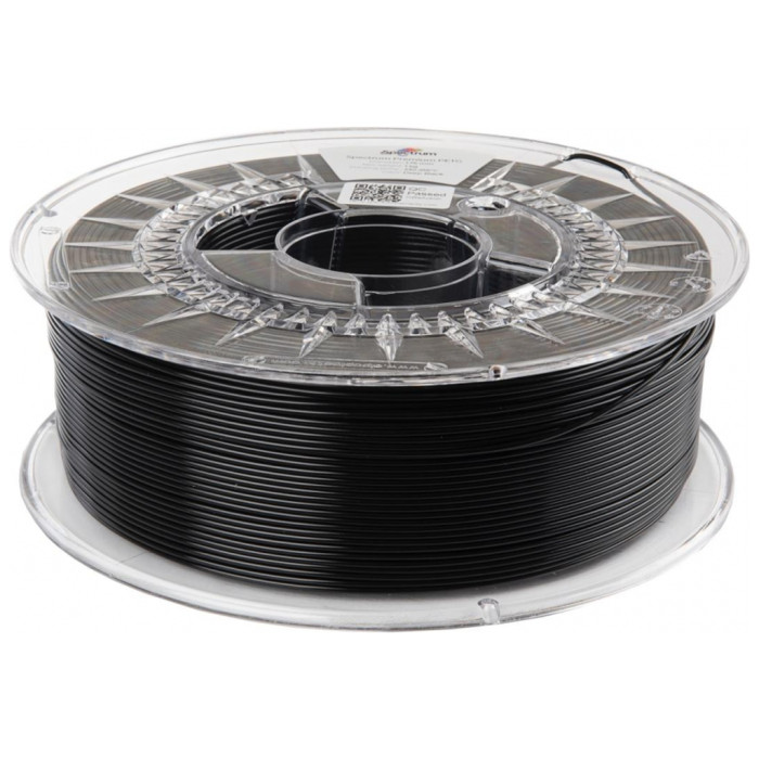 Пластик для 3D-принтера Spectrum PET-G Premium 1.75mm DEEP BLACK 1kg (RAL 9017) (80056)