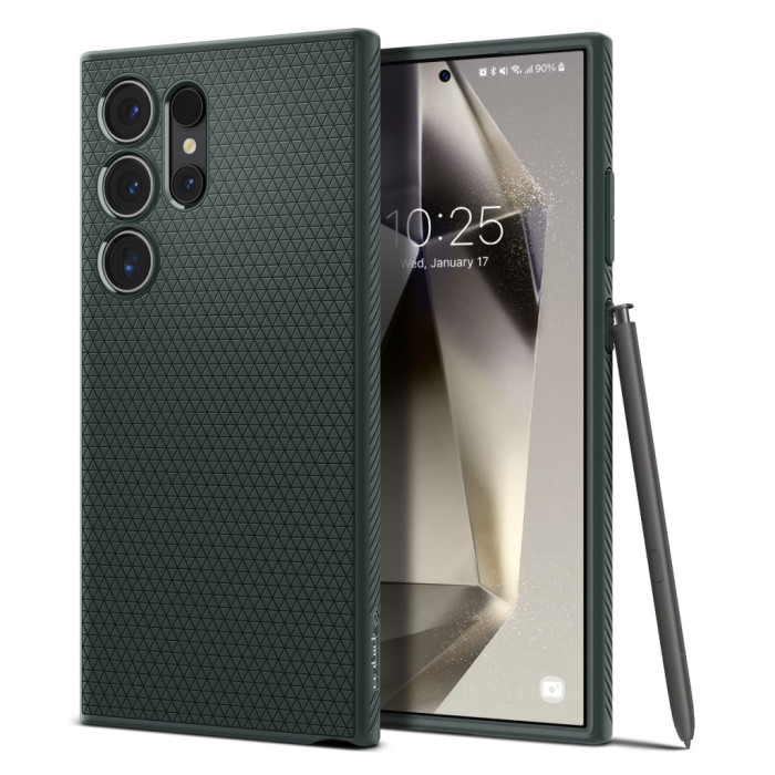 Чохол до мобільного телефона Spigen Liquid Air Samsung Galaxy S24 Ultra Abyss Green (8809971221733)
