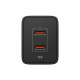 Зарядний пристрій Spigen 2xUSB-C PD 47W black (ACH09457)