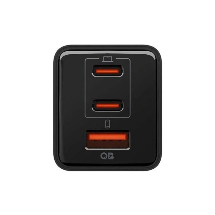 Зарядний пристрій Spigen 2xUSB-C PD + 1xUSB 47W black (ACH09465)