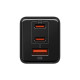 Зарядний пристрій Spigen 2xUSB-C PD + 1xUSB 47W black (ACH09465)