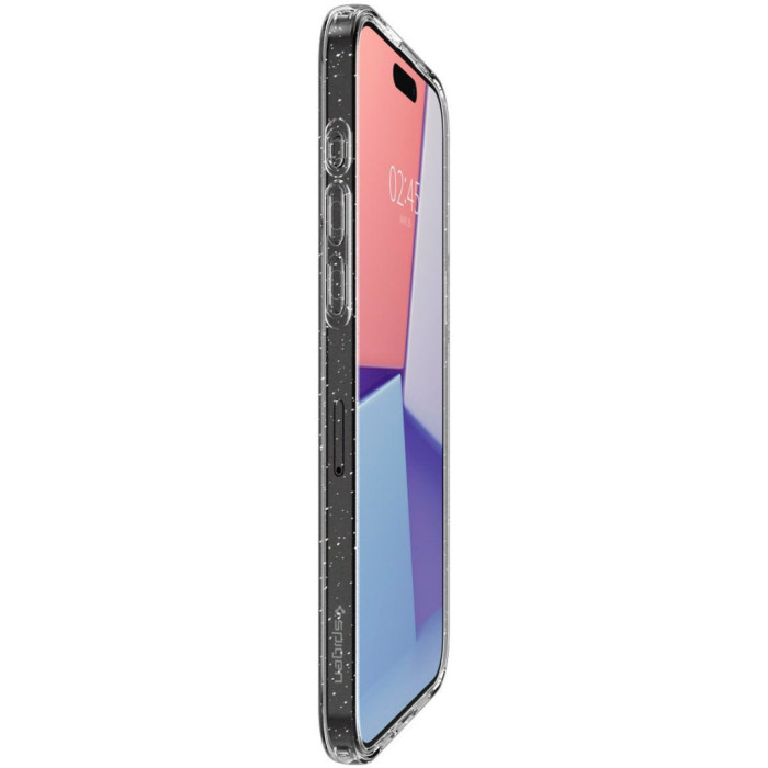 Чохол до мобільного телефона Spigen Apple iPhone 15 Pro Liquid Crystal Glitter Crystal Quartz (ACS06701)