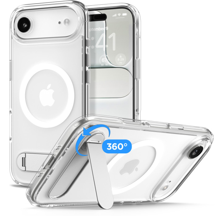 Чохол до мобільного телефона Spigen Ultra Hybrid S MagFit iPhone 17 Air Clear White (ACS09926)