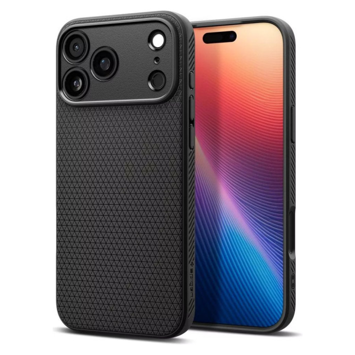 Чохол до мобільного телефона Spigen Liquid Air iPhone 17 Pro Max Matte Black (ACS10265)