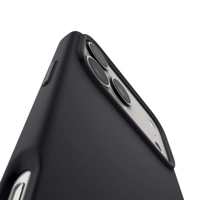 Чохол до мобільного телефона Spigen Silicone Fit MagFit iPhone 17 Pro Max Black (ACS10270)