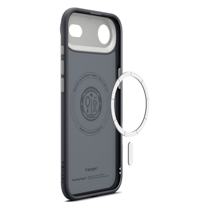 Чохол до мобільного телефона Spigen Nano Pop MagFit iPhone 17 Air Black Sesame (ACS10301)