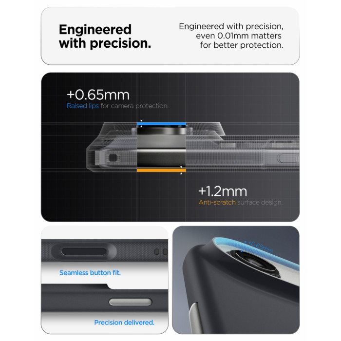 Чохол до мобільного телефона Spigen Nano Pop MagFit iPhone 17 Air Black Sesame (ACS10301)
