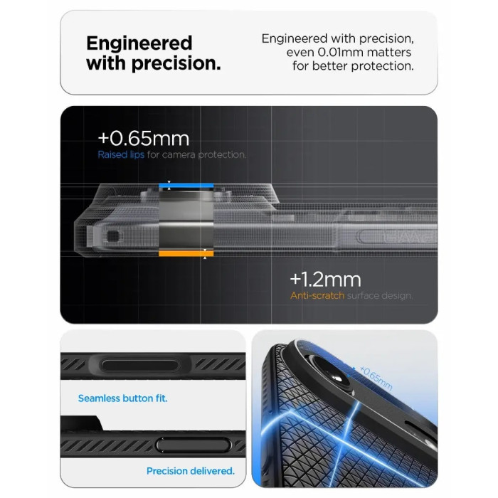 Чохол до мобільного телефона Spigen Liquid Air iPhone 17 Air Matte Black (ACS10302)