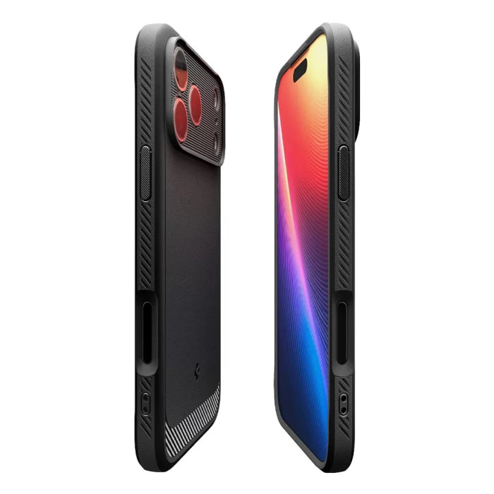Чохол до мобільного телефона Spigen Rugged Armor MagFit iPhone 17 Pro Matte Black (ACS10329)