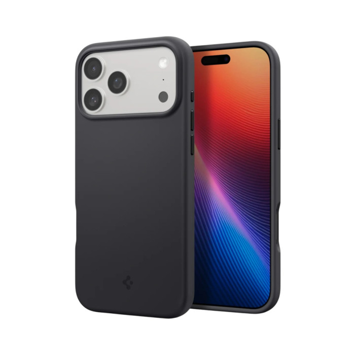 Чохол до мобільного телефона Spigen Silicone Fit MagFit iPhone 17 Pro Black (ACS10335)