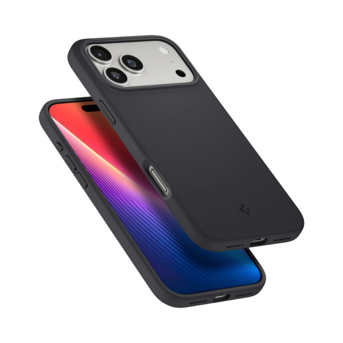 Чохол до мобільного телефона Spigen Silicone Fit MagFit iPhone 17 Pro Black (ACS10335)
