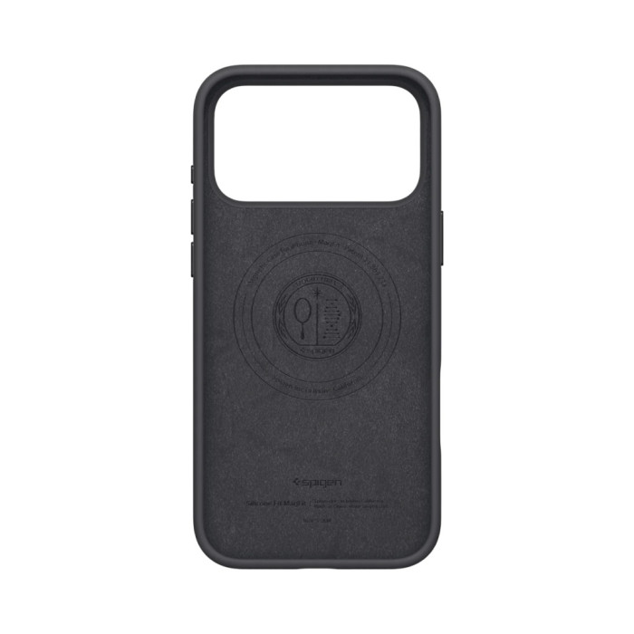 Чохол до мобільного телефона Spigen Silicone Fit MagFit iPhone 17 Pro Black (ACS10335)