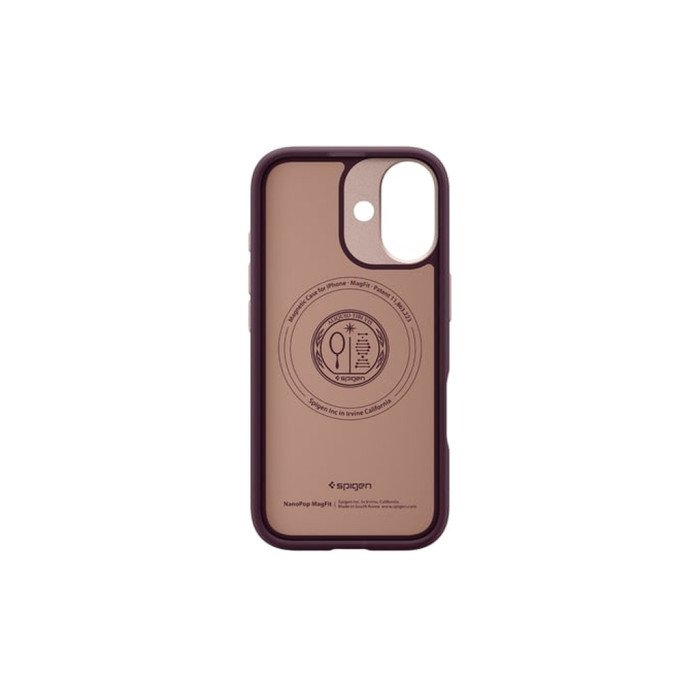 Чохол до мобільного телефона Spigen Nano Pop MagFit iPhone 17 Burgundy Bean (ACS10365)