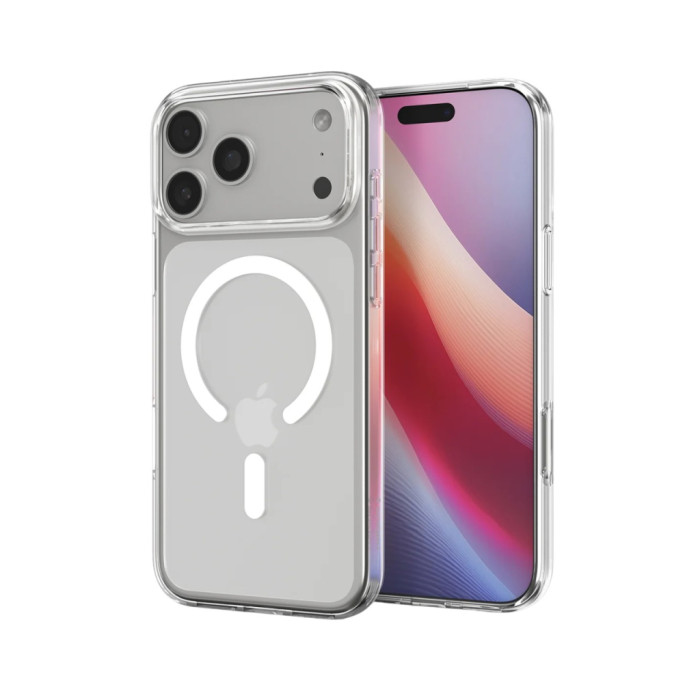 Чохол до мобільного телефона Spigen Liquid Crystal MagFit iPhone 17 Pro Clear White (ACS10396)