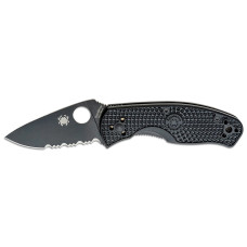 Ніж Spyderco Persistence FRN Black Blade напівсеррейтор (C136PSBBK)