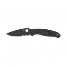 Ніж Spyderco Resilience FRN Black Blade Serrated (C142PSBBK)