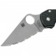 Ніж Spyderco Para 3 FRN Black серрейтор (C223SBK)