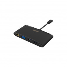 Перехідник ST-Lab USB 3.1 Type-C to HDMI 4K, VGA, 2хUSB3.0, Gigabit RJ45, USB (U-2140)