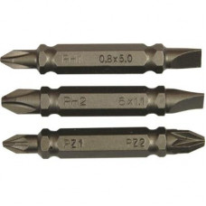 Набір біт Stanley двустор. Ph1-SL5,Ph2-SL6,Pz1-Pz2, 48мм, 3шт. (STA61381)