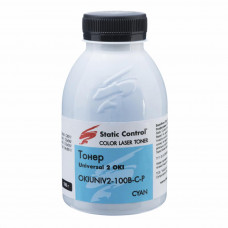 Тонер Oki universal2 (Glossy) 100г cyan Static Control (OKIUNIV2-100B-C-P)