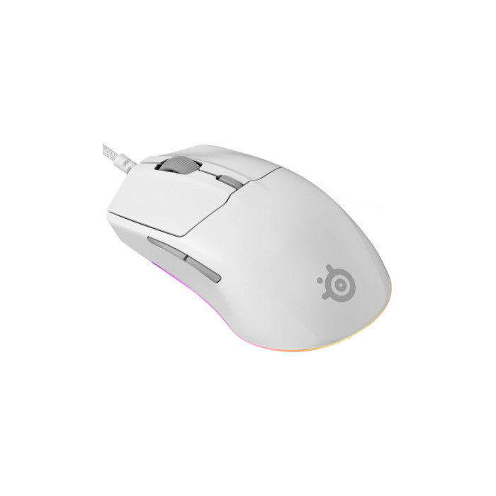 Мишка SteelSeries Rival 3 Gen 2 RGB White (62516)