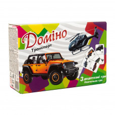Настільна гра Strateg Доміно Транспорт (4820220561923)