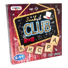 Настільна гра Strateg Знавців CLUB (українська мова) (702)