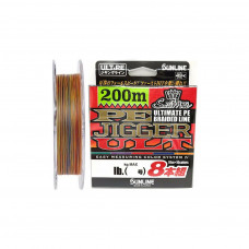 Шнур Sunline PE-Jigger ULT x8 200m 1.0/0.165mm 16lb/7.7kg Multi Color (1658.11.04)