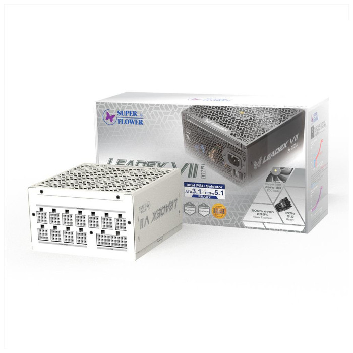 Блок живлення Super Flower 1000W LEADEX VII XP PRO SERIES WHT (SF-1000F14XP WHITE)