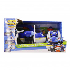 Ігровий набір Super Wings 2-in-1 Police Patroller 2в1 Поліцейський транспорт (EU740834)