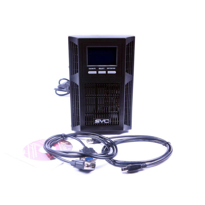 Пристрій безперебійного живлення SVC PT-1KS-LCD 1000VА (PT-1KS-LCD)