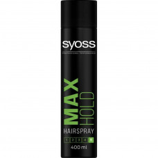 Лак для волосся Syoss Max Hold (фіксація 5) 400 мл (8410436135177)