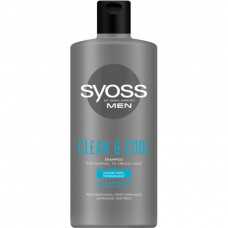 Шампунь Syoss Men Clean & Cool з Ментолом 440 мл (9000101277197)