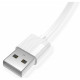 Дата кабель USB 2.0 AM to Type-C 2.0m Nets T-C801 White T-Phox (T-C801(2) white)