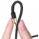 Дата кабель USB 2.0 AM to Lightning + Micro 5P + Type-C 1.2m T-F815 T-Phox (T-F815 Mix Black/Gold)