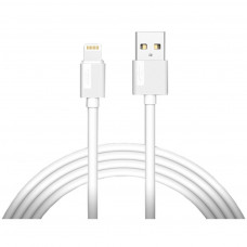 Дата кабель USB 2.0 AM to Lightning 2.0m White T-L801 Black T-Phox (T-L801(2) white)