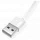 Дата кабель USB 2.0 AM to Lightning 2.0m White T-L801 Black T-Phox (T-L801(2) white)