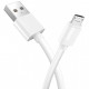 Дата кабель USB 2.0 AM to Micro 5P 1.2m Nets T-M801 White T-Phox (T-M801 white)