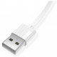 Дата кабель USB 2.0 AM to Micro 5P 1.2m Nets T-M801 White T-Phox (T-M801 white)