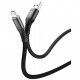 Дата кабель USB 2.0 AM to Micro 5P 1.0m Jagger T-M814 Black T-Phox (T-M814 black)