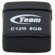 USB флеш накопичувач Team 8GB C12G Black USB 2.0 (TC12G8GB01)